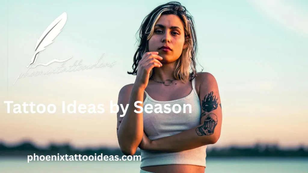Spring, summer, autumn, and winter tattoo ideas inspired by seasonal themes