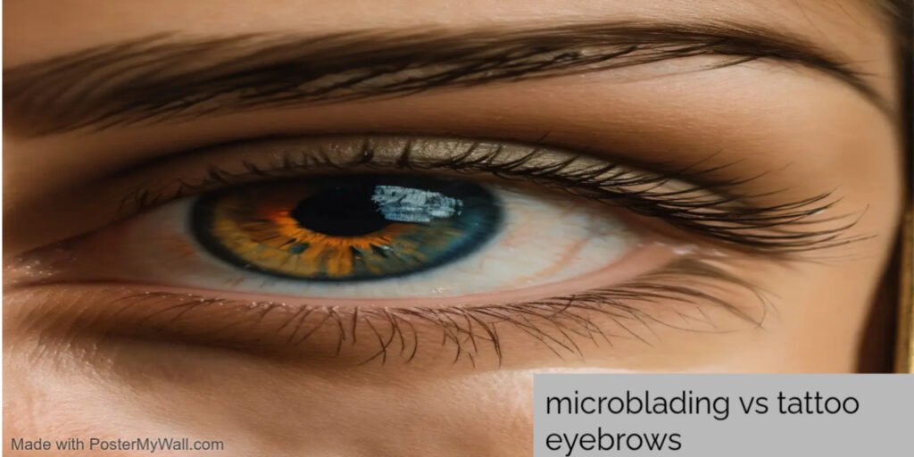 microblading vs tattoo eyebrows