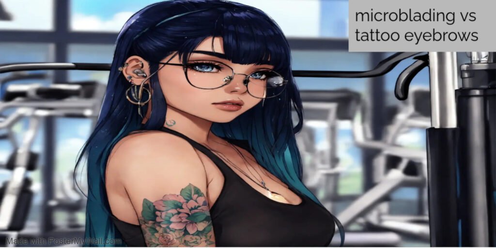microblading vs tattoo eyebrows