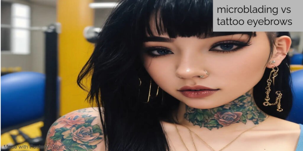 microblading vs tattoo eyebrows